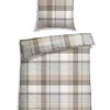 Schiesser Feinbiber-Bettwäsche-Set “Fenne” In Beige/ Grau 7