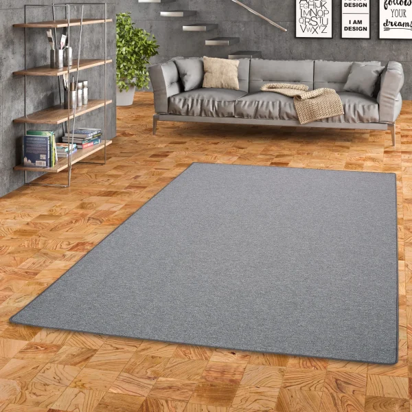 Snapstyle Feinschlingen Velour Teppich Strong In Antraciet 6