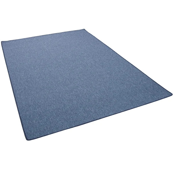 Snapstyle Feinschlingen Velour Teppich Strong In Dunkelblau 3