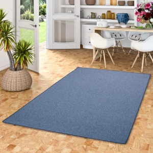 Snapstyle Feinschlingen Velour Teppich Strong In Dunkelblau 15
