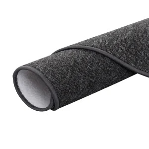 Snapstyle Feinschlingen Velour Teppich Strong Rund In Schwarz Grau 13