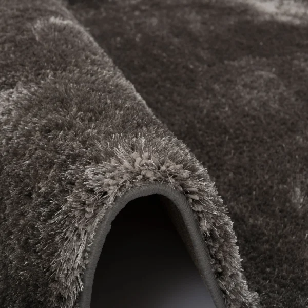 Snapstyle Hochflor Shaggy Teppich Luxus Feeling Mix In Silber 4