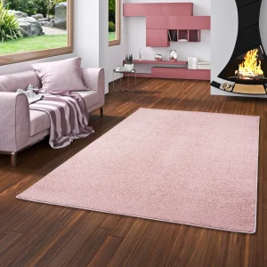 Snapstyle Hochflor Velours Teppich Luna In Rosa 15