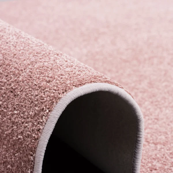 Snapstyle Hochflor Velours Teppich Luna Rund In Rosa 4