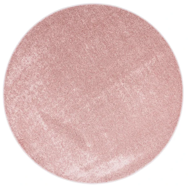 Snapstyle Hochflor Velours Teppich Luna Rund In Rosa 1