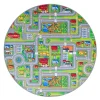 Snapstyle Kinder Spiel Teppich Abenteuerland Bunt Rund In Bunt 25