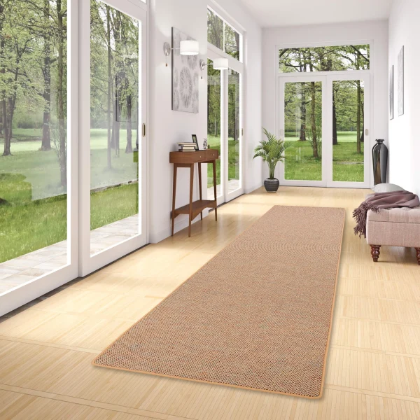 Snapstyle Läufer Teppich Schlingen Teppich Alma Meliert In Beige 5