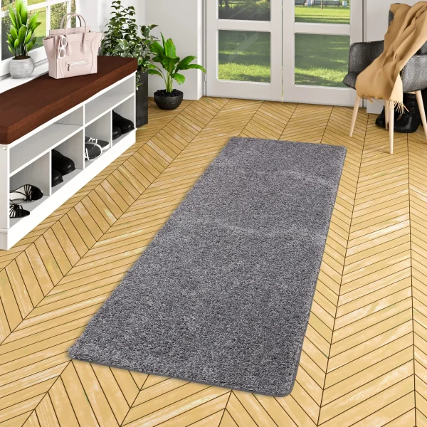 Snapstyle Luxus Hochflor Langflor Läufer Teppich Milano In Grijs 5