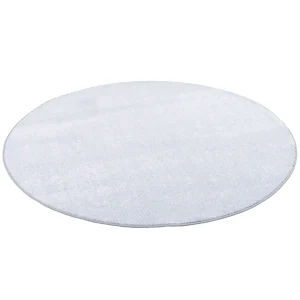 Snapstyle Luxus Soft Velours Teppich Shine Rund In Silbergrau 9
