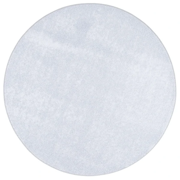 Snapstyle Luxus Soft Velours Teppich Shine Rund In Silbergrau 1