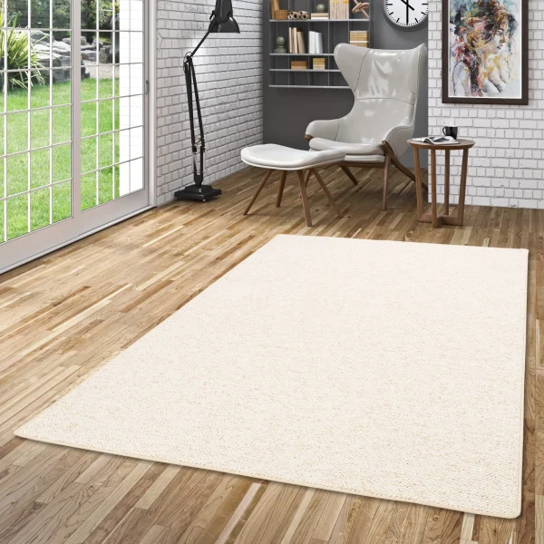 Snapstyle Luxus Woll-Optik Berber Juna Meliert In Beige 6
