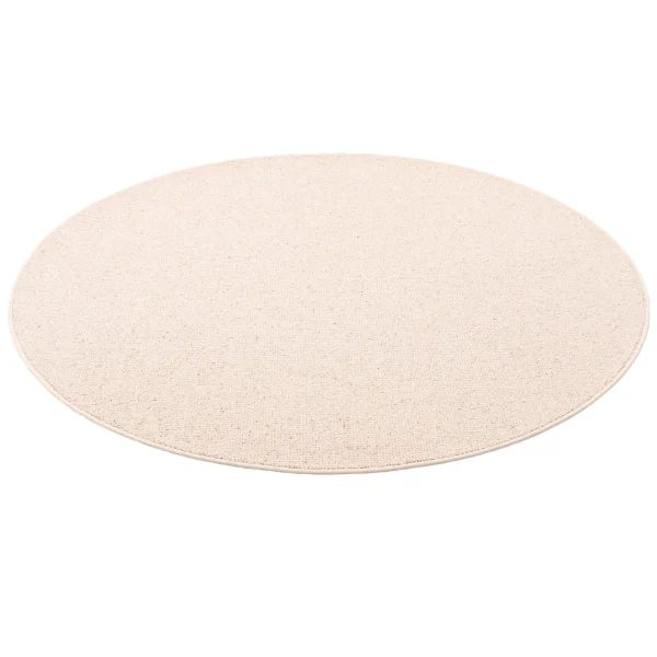 Snapstyle Natur Teppich Wolle Berber Rund In Beige 3