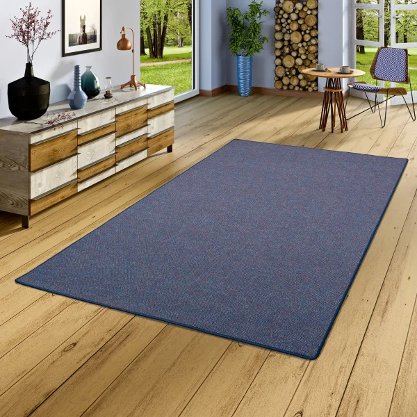 Snapstyle Schlingen Teppich Alma Meliert In Blau 6