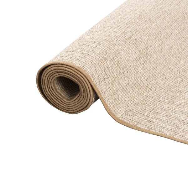 Snapstyle Sisal-Optik Designer Flachgewebe Teppich Pure Meliert In Beige 5