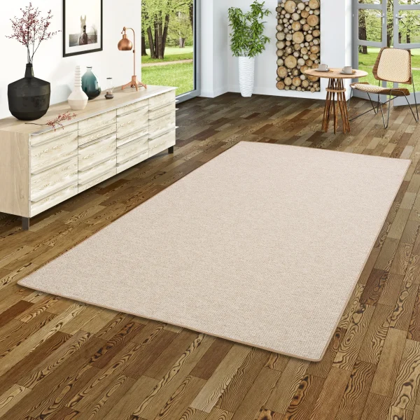 Snapstyle Sisal-Optik Designer Flachgewebe Teppich Pure Meliert In Beige 6
