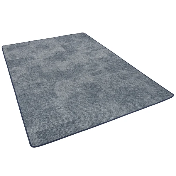Snapstyle Streifenberber Teppich Lines Meliert In Blau 3