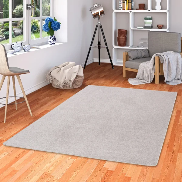 Snapstyle Trend Velours Teppich Joy In Hellgrau 6