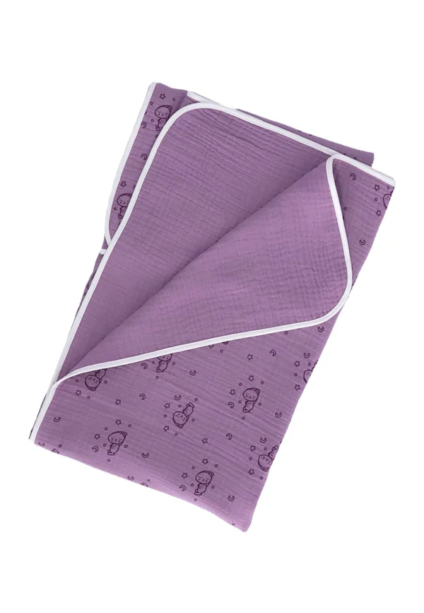 Sterntaler Babydecke Musselin Schlummerhase In Lila 3