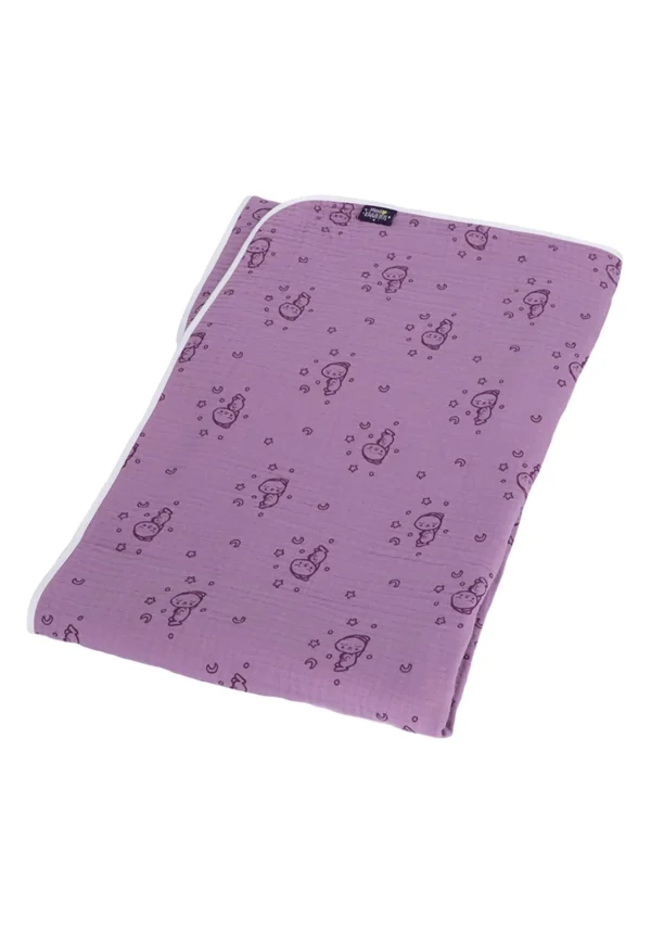 Sterntaler Babydecke Musselin Schlummerhase In Lila 6