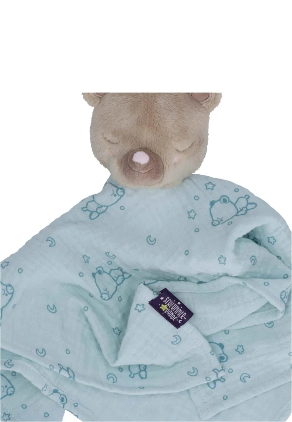 Sterntaler Kuscheltuch Kleiner Bär In Helltürkis 6