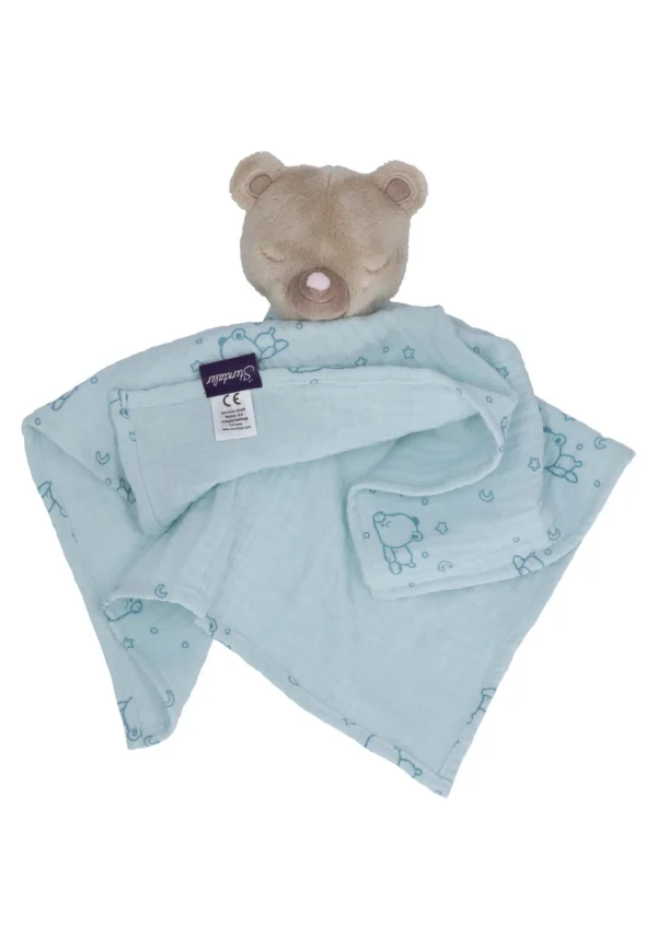Sterntaler Kuscheltuch Kleiner Bär In Helltürkis 7