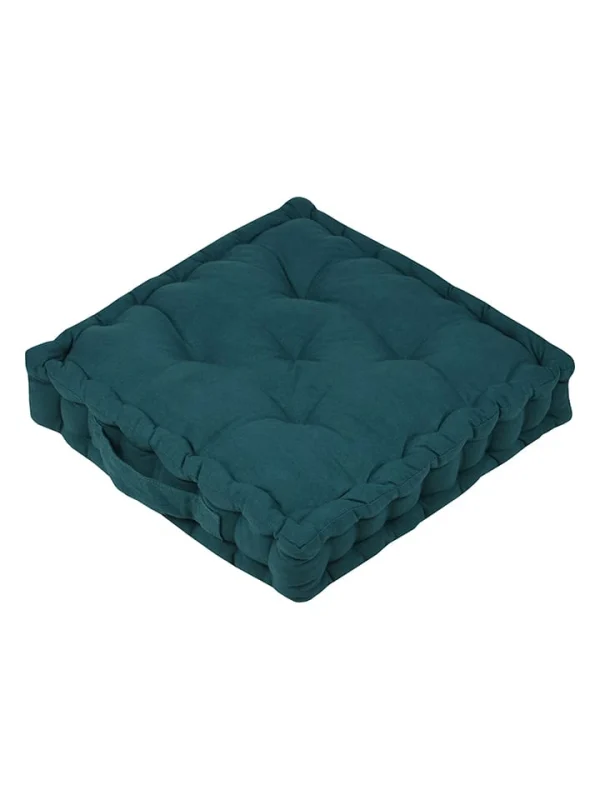 STOF France Bodenkissen “Willow” In Blau – (L)40 X (B)40 Cm 3