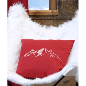 STOF France Kissen “Charvin” In Rot – (L)45 X (B)45 Cm 15