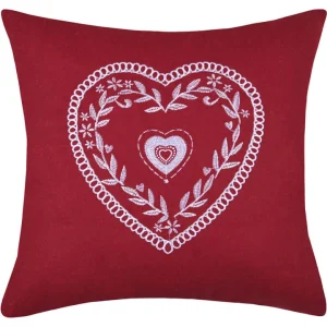 STOF France Kissen “Chevenoz” In Rot – (L)45 X (B)45 Cm 11