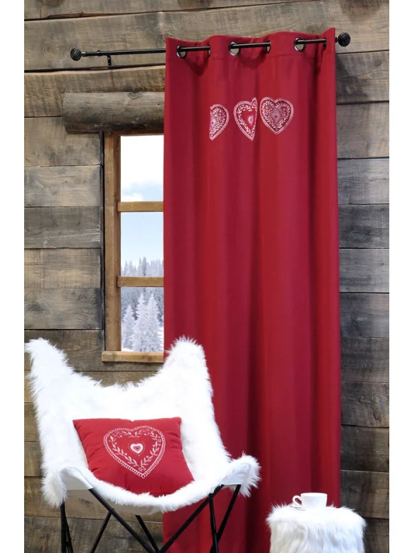 STOF France Kissen “Chevenoz” In Rot – (L)45 X (B)45 Cm 5