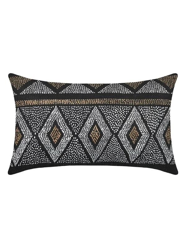 STOF France Kissen “Ethnograf” In Schwarz – (L)50 X (B)30 Cm 5
