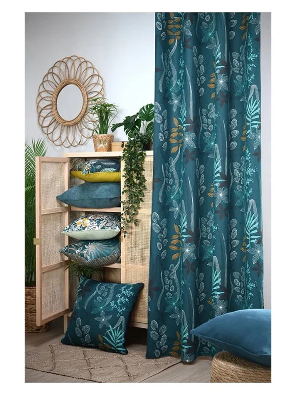 STOF France Kissen “Grammont” In Blau – (L)45 X (B)45 Cm 3