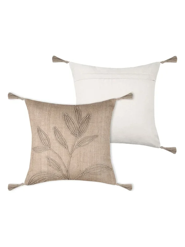 STOF France Kissen “Topiary” In Beige/ Weiß – (L)40 X (B)40 Cm 4