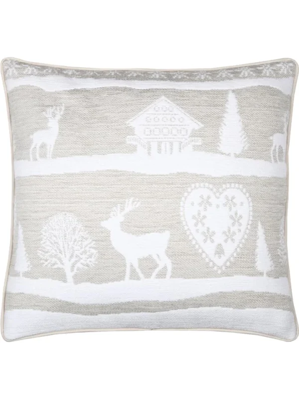 STOF France Kissen “Valbonnais” In Beige/ Weiß – (L)40 X (B)40 Cm 5