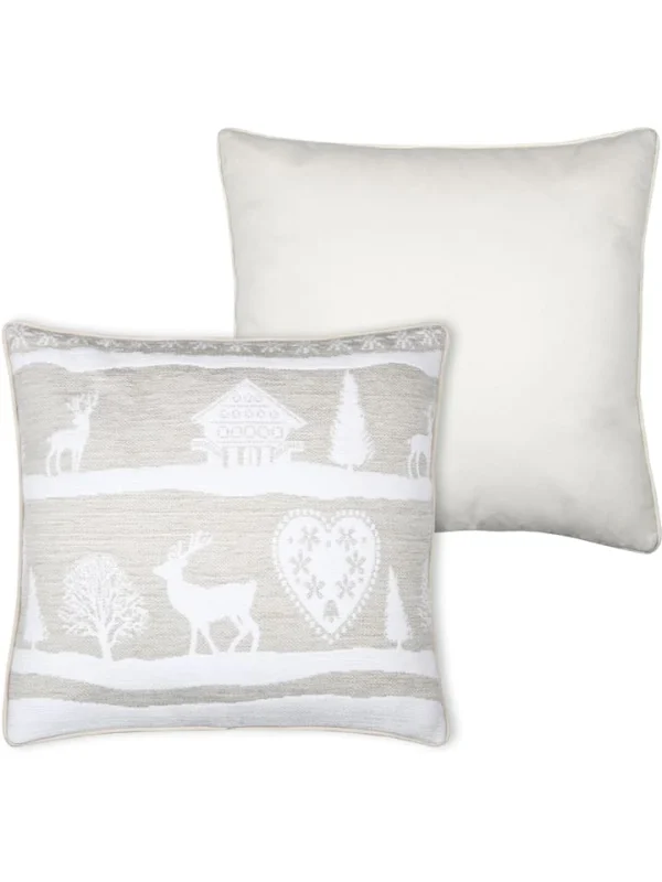 STOF France Kissen “Valbonnais” In Beige/ Weiß – (L)40 X (B)40 Cm 7