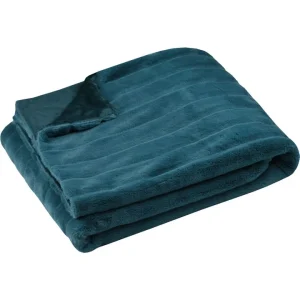 STOF France Plaid “Fluffy” In Blau – (L)160 X (B)130 Cm 8