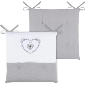STOF France Sitzkissen “Pauline” In Grau/ Weiß – (L)38 X (B)38 Cm 7