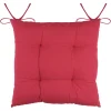 STOF France Sitzkissen “Pauline” In Rot/ Grau – (L)40 X (B)40 Cm 11