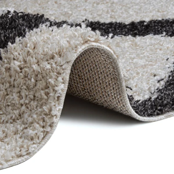 Teppich Boss Hochflor Teppich Lonero Creme/schwarz 4