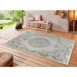 Teppich Boss In- Und Outdoor Teppich Burma Creme/grün 9