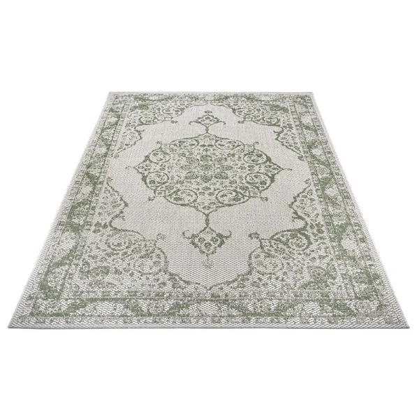Teppich Boss In- Und Outdoor Teppich Burma Creme/grün 4