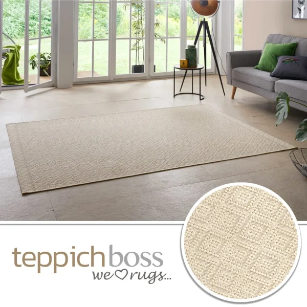 Teppich Boss In- Und Outdoor Teppich Capri Champagne 3