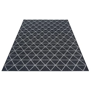 Teppich Boss In- Und Outdoor Teppich Costa Schwarz/creme 11