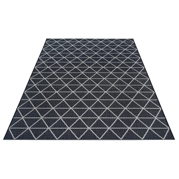 Teppich Boss In- Und Outdoor Teppich Costa Schwarz/creme 4