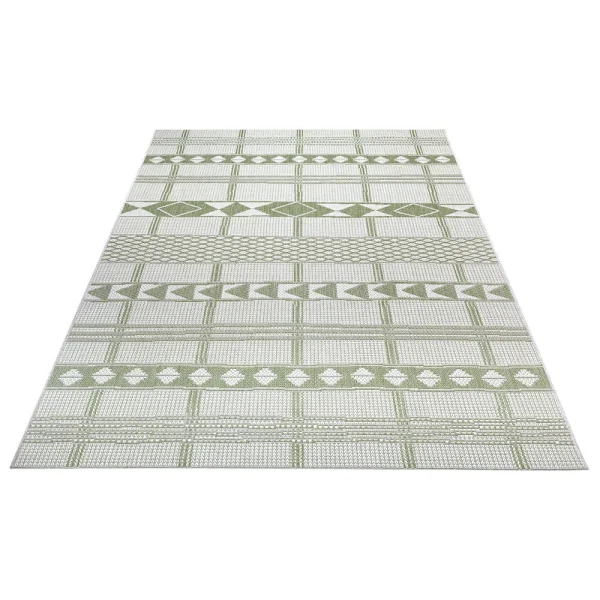 Teppich Boss In- Und Outdoor Teppich Haiti Grün/creme 4