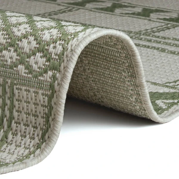 Teppich Boss In- Und Outdoor Teppich Haiti Grün/creme 7