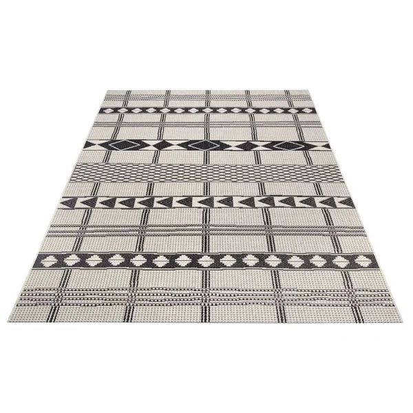 Teppich Boss In- Und Outdoor Teppich Haiti Schwarz/creme 3