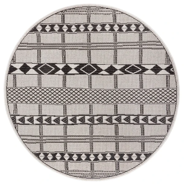Teppich Boss In- Und Outdoor Teppich Haiti Schwarz/creme 6