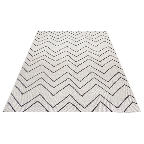Teppich Boss In- Und Outdoor Teppich Kenia Creme/schwarz 4