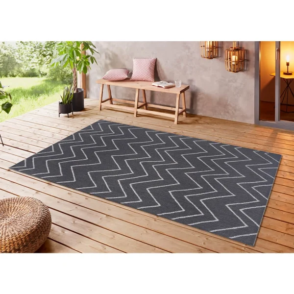 Teppich Boss In- Und Outdoor Teppich Kenia Grau/hellgrau 3
