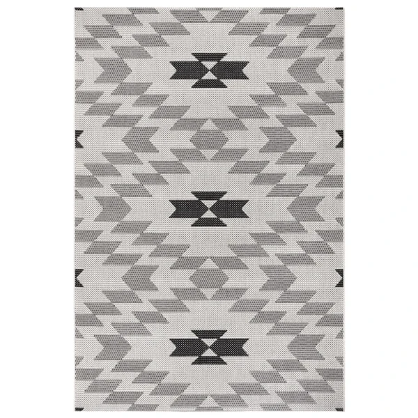 Teppich Boss In- Und Outdoor Teppich Tanka Creme/schwarz 1